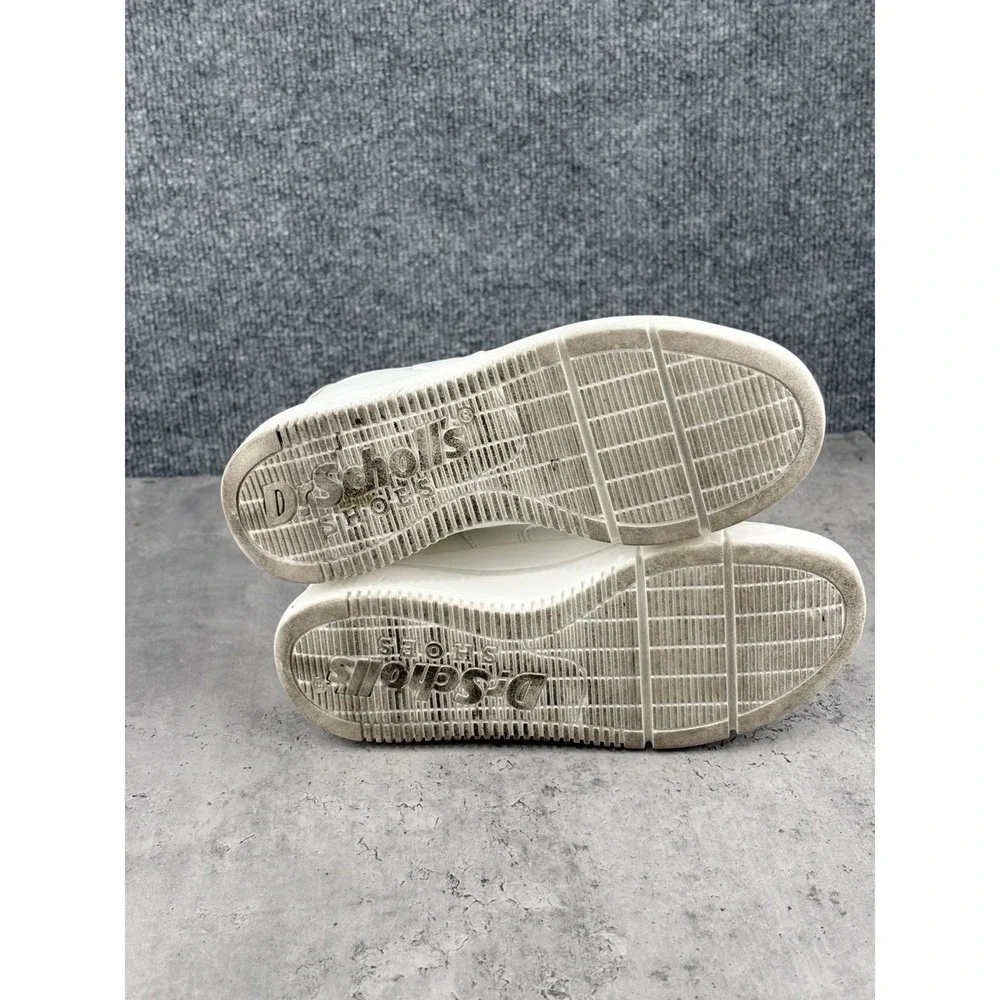 Dr. Scholl's Sadie Platform Sneakers White Lace Up Casual Shoes Women's 8.5M